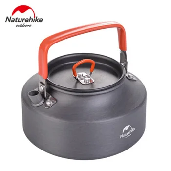 Походная Посуда Naturehike 1.1Л 1.45 Л Портативный Чайник Для Воды Походная Посуда для Пикника На открытом Воздухе Твердый Глиноземный Чайник NH17C020-H