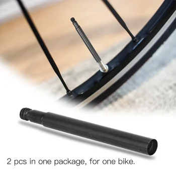 Удлинитель клапана Presta для велосипеда 2шт 60 мм Удлинитель клапанов для внутренних шин