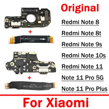 Оригинал для Xiaomi Redmi Note 11 4G 8 8T 9S 9 10 10s 11 Pro 5G USB Порт Для Зарядки Разъем Платы Гибкий Кабель Док-станция Разъем 1