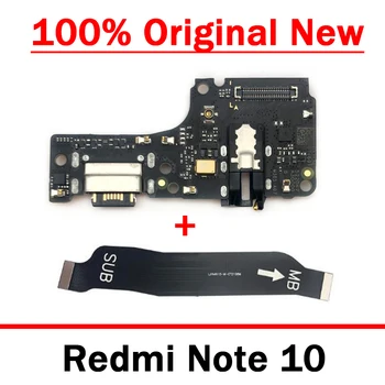 Оригинал для Xiaomi Redmi Note 11 4G 8 8T 9S 9 10 10s 11 Pro 5G USB Порт Для Зарядки Разъем Платы Гибкий Кабель Док-станция Разъем 2