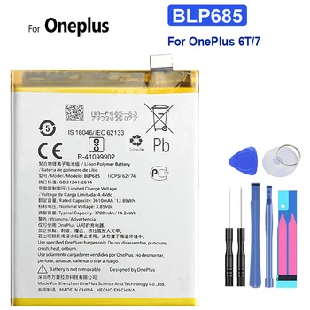 Аккумулятор мобильного телефона BLP685 для OnePlus 6T/6 OnePlus 3T OnePlus 5/5 T для OnePlus 7/7 T Pro One Plus 1 + 3T 5T 6T 7T 6 7 Аккумулятор 1