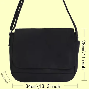 Сумки-мессенджеры через плечо, холщовая сумка Harajuku, женская японская диагональная сумка, сумки-конверты для девочек, студенческие сумки-учительницы 2