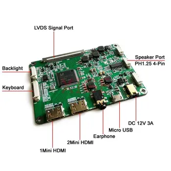 Для LTN140AT20 LTN140AT21 LTN140AT22 Плата драйвера ЖК-матрицы 1366*768 HDMI-Мини Комплект дисплея ноутбука DIY USB Micro 40 Pin LVDS 14