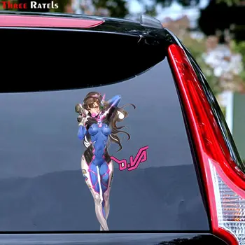 Three Ratels FC638 Anime Girl D VA Наклейка на кузов автомобиля, наклейка на лобовое стекло 2