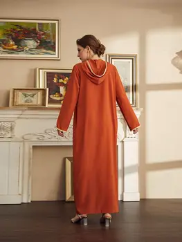 Рамадан Ид Мубарак Абая Дубай Молитвенная Одежда Женщины Турция Ислам Хиджаб Мусульманская Мода Длинное Платье Кафтан Халат Femme Musulmane 2