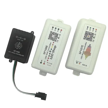 SP105E Bluetooth WS2811 WS2812B светодиодный контроллер SP108E SK6812 RGB/RGBW SP107E SP106E WS2812 пикселей Светодиодная лента Светодиоды DC5V-24V 2
