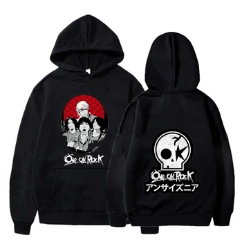 Japan Rock'S ONE OK ROCK Толстовки с Капюшоном для Мужчин Японских Рок-групп Толстовка С капюшоном, Пуловер с капюшоном Harajuku 2