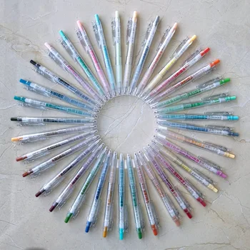 Набор гелевых ручек Mo Landi от знаменитостей в Интернете, студенческий офисный маркер для заметок, цветная ручка для ручного прессования. 2