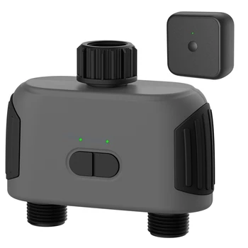 Wi-Fi Bluetooth-совместимый садовый 2-ходовой таймер подачи воды, умный электромагнитный клапан, Беспроводной пульт дистанционного управления телефоном 1
