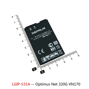 LGIP-550N LGIP-400N LGIP-531A Аккумулятор Для LG Optimus VM670 690 P500 320G VN170 GB100 Аккумуляторы для телефонов 101 KV700 S310 GD510 2