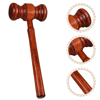 Деревянный судейский молоток, судейский молоток, аукционный молоток, детская игрушка-молоток для косплея 2