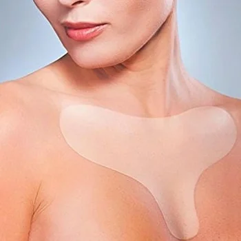 Многоразовый Силиконовый прозрачный пластырь для удаления морщин на груди, уход за кожей лица, Антивозрастной пластырь для подтяжки груди, плоть для груди 1