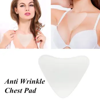 Многоразовый Силиконовый прозрачный пластырь для удаления морщин на груди, уход за кожей лица, Антивозрастной пластырь для подтяжки груди, плоть для груди 2