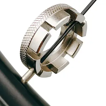 Ключ для ниппеля для велосипедных спиц с 8 Отверстиями Инструментальная сталь высокой твердости Гаечный ключ для регулировки обода велосипедного колеса MTB Инструменты для шоссейных велосипедов 2
