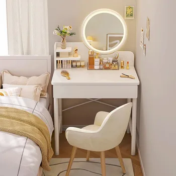 Столик для макияжа, спальня, туалетный столик, маленький современный встроенный простой столик 1