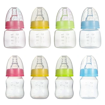 Портативная бутылочка для кормления, безопасная для младенцев, BPA, Кормушка для соски для кормления, Бутылочки для фруктового сока, Молочные бутылки из полипропилена 1