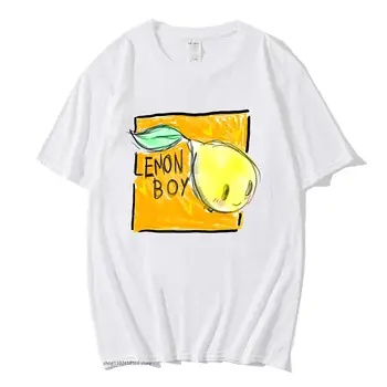 Футболка Lemon Boy, кавайные футболки Cavetown, одежда с мультяшным принтом, Y2k, женская повседневная футболка с рисунком для мужчин, летние футболки из 100% хлопка