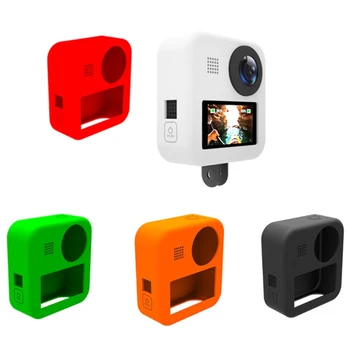 Мягкий силиконовый защитный корпус, совместимый с -Детали для профессиональных защитных купольных объективов спортивной камеры GoPro MAX 360 1