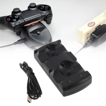 Классный и потрясающий 2 в 1 с двойной зарядкой от USB Игровая станция Подставка для зарядного устройства Держатель док-станции для контроллера PS3 2