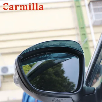 - 2017 Кармилла автомобиля зеркало заднего вида защитная крышка зеркало заднего вида наклейка дождь козырек наклейки для Peugeot 2008 208 2014 автомобили 1