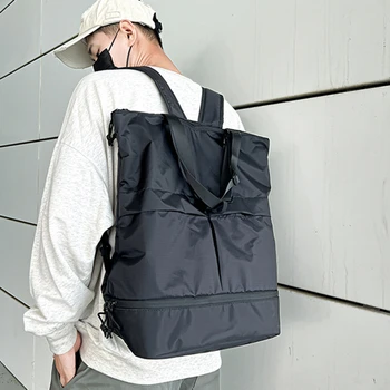 Простой модный высококачественный водонепроницаемый нейлоновый тканевый женский рюкзак для девочек-подростков, школьная сумка большой емкости, дорожная сумка купить онлайн / Багаж и сумки ~ Manhattan-realt.ru 11