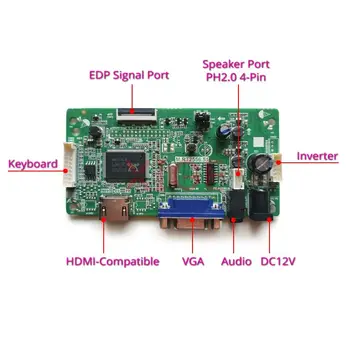 Для HB133WX1 NT133WHM Драйвер Дисплея Плата Контроллера Панель Ноутбука DIY Тестовый Комплект 1366*768 HDMI-Совместимый 13,3 