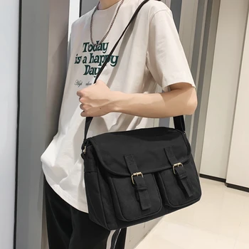 Сумки-мессенджеры через плечо, холщовая сумка Harajuku, женская японская диагональная сумка, сумки-конверты для девочек, студенческие сумки-учительницы купить онлайн / Багаж и сумки ~ Manhattan-realt.ru 11