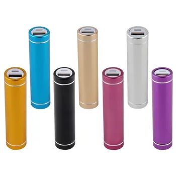 Портативный модный Многоцветный жесткий Универсальный USB 5V 1A, Мобильный банк питания, зарядное устройство, аккумулятор 18650, коробка, внешний комплект, чехол 2