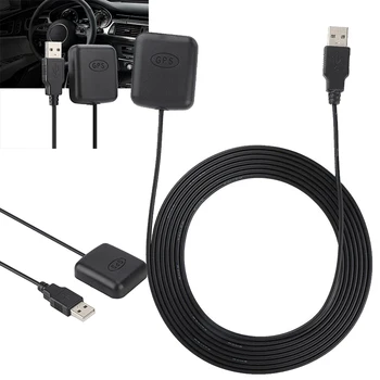 Интерфейс USB GPS антенна для автомобильного приемника Черный RG174 3V-5V 3 метра Кабель для ноутбука и телефона Сменный аксессуар 1