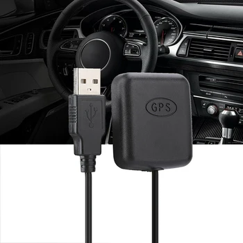 Интерфейс USB GPS антенна для автомобильного приемника Черный RG174 3V-5V 3 метра Кабель для ноутбука и телефона Сменный аксессуар 2