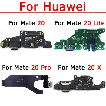 Зарядная Плата Для Huawei Mate 20 Lite Mate20 Pro X 20X Порт Зарядки Док-Станция Ленточная Розетка Usb-Разъем Запасные Части