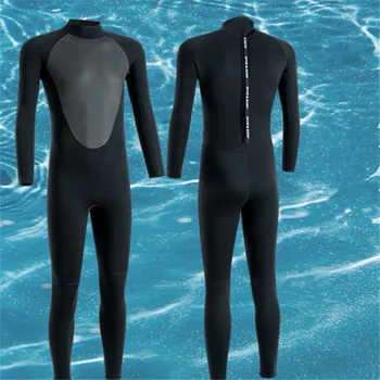 Мужской гидрокостюм 1,5 мм Водолазный костюм Эластичный для плавания Водонепроницаемый Серфинг Подводное плавание Каякинг Спортивная одежда Снаряжение для гидрокостюма 2