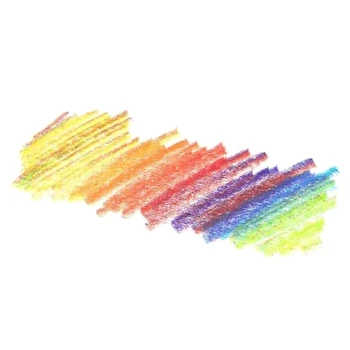 Товары для рукоделия для детей и взрослых, 6 черных деревянных карандашей радужного цвета, разноцветные для раскрашивания 2