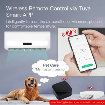 Tuya ZigBee Smart IR Remote Control Универсальный инфракрасный пульт дистанционного управления для умного дома работает с Alexa Home 2