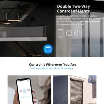 SONOFF DUAL R3 Lite Двойной Релейный Модуль DIY MINI Smart Switch Измерение Мощности Управление Умным Домом Через eWeLink Alexa Google Home 2