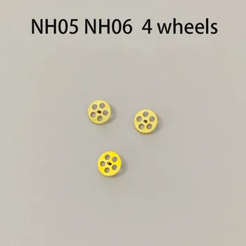 Аксессуары для часов Оригинальные детали NH05 трехколесный механизм NH06 четырехколесное центральное колесо для механического механизма seiko 2