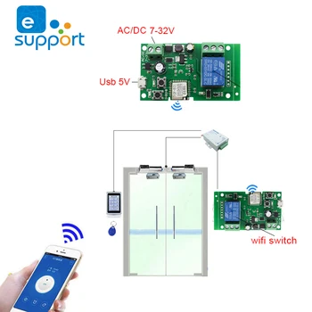 eWeLink Wifi Smart Switch AC DC 5V 7-32V Медленное /Самоблокирующееся Беспроводное Реле RF 433 МГц Смарт-Модуль для Автоматизации Умного Дома 2