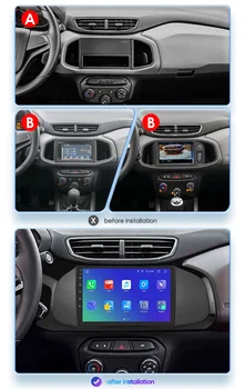 Hizpo 9 Дюймов 2 Din Android Auto Автомагнитола для Chevrolet Onix 2012-2019 WIFI Navi GPS CarPlay 2din Мультимедийный плеер Стерео DSP 2