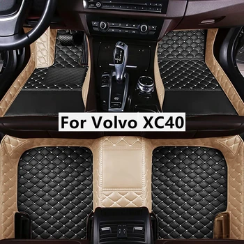 Соответствующие Цвету Изготовленные На Заказ Автомобильные Коврики Для Volvo XC40 Foot Coche Accessories Автомобильные Ковры 2