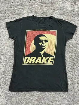 Винтажная концертная футболка Drake Away From Home 2010 для взрослых с маленькими длинными рукавами 1