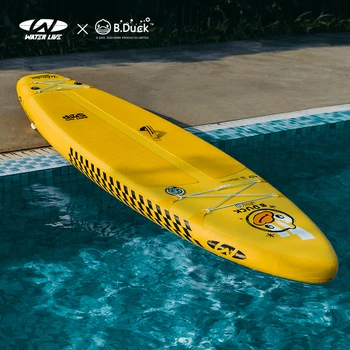 WATER LIVE B.Duck Paddle Sup Board Профессиональная Доска Для Серфинга EVA Противоскользящая Стойка Надувной Двойной Хвостовой Плавник Водные Виды Спорта Surf 1