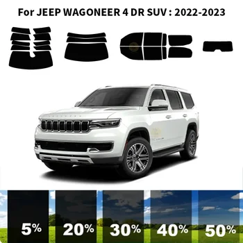 Предварительно обработанная нанокерамика, комплект для УФ-тонировки автомобильных окон, Автомобильная пленка для окон JEEP WAGONEER 4 DR SUV 2022-2023 1