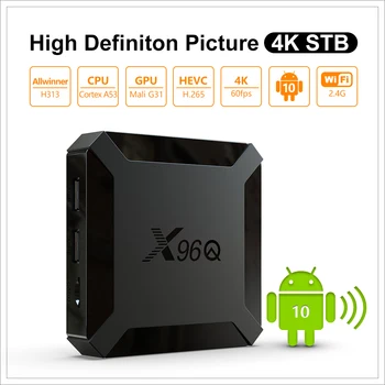 X96Q Smart TV Box 2 ГБ 16 ГБ Allwinner H313 Четырехъядерный 4K 2.4 G Wifi Google Player 1 ГБ 8 ГБ Быстрая доставка 1