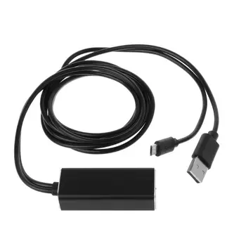 100 Мбит/с USB Ethernet Адаптер для Chromecast Micro USB2.0 к RJ45 для Fire TV / Google Chromecast TV Stick USB Network Ca 1