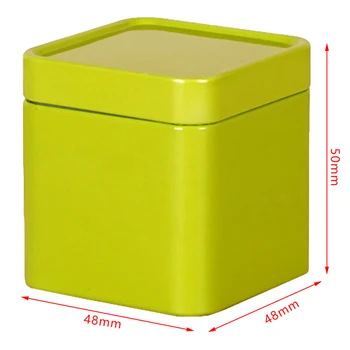 Запечатанная коробка для упаковки черного и зеленого чая, банки из-под цветочного чая, Квадратные банки из-под конфет, портативные бытовые ящики для хранения 2