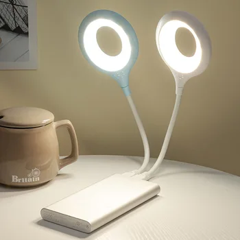 Светодиодная настольная лампа, портативная лампа-ночник, свободно складывающаяся настольная лампа, USB-лампа для чтения, защита глаз, энергосберегающая настольная лампа 2