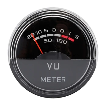 Панельный VU-метр Записывающий Усилитель уровня звука Измеритель переменного/постоянного тока Панельный Высокоточный VU-метр Усилитель уровня звука Простой в использовании 1