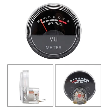 Панельный VU-метр Записывающий Усилитель уровня звука Измеритель переменного/постоянного тока Панельный Высокоточный VU-метр Усилитель уровня звука Простой в использовании 2