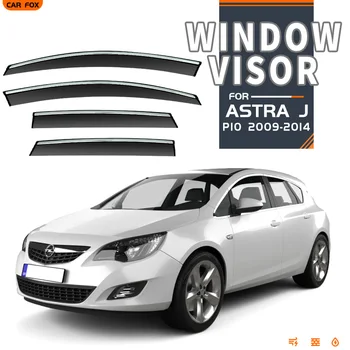 Для Astra J P10 2009-2014 Пластиковый оконный козырек, вентиляционные шторы, защита от солнца и дождя для Astra J P10 2009-2014 1