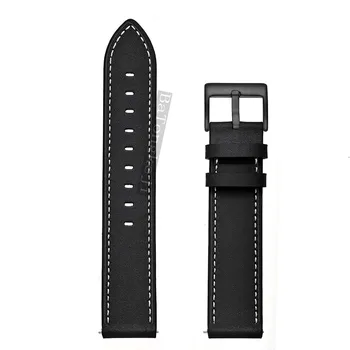 Кожаный ремешок для часов Samsung Galaxy Watch Active 2 44мм 40мм Ремешок для часов Браслет для Galaxy watch 42мм 46мм Watch 3 45мм 41мм 2